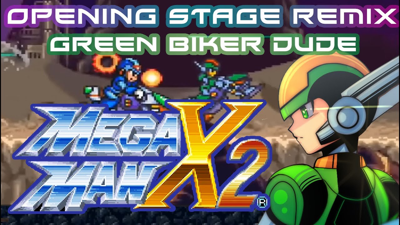 [remix] Mega Man X2 Opening Stage Green Biker Dude Theme (Charlie's Theme)