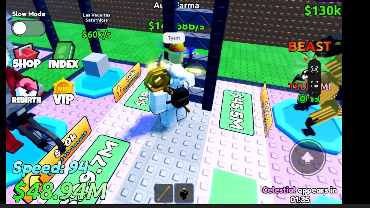 Playing Escape Tsunami for Brainrots because I don’t have school