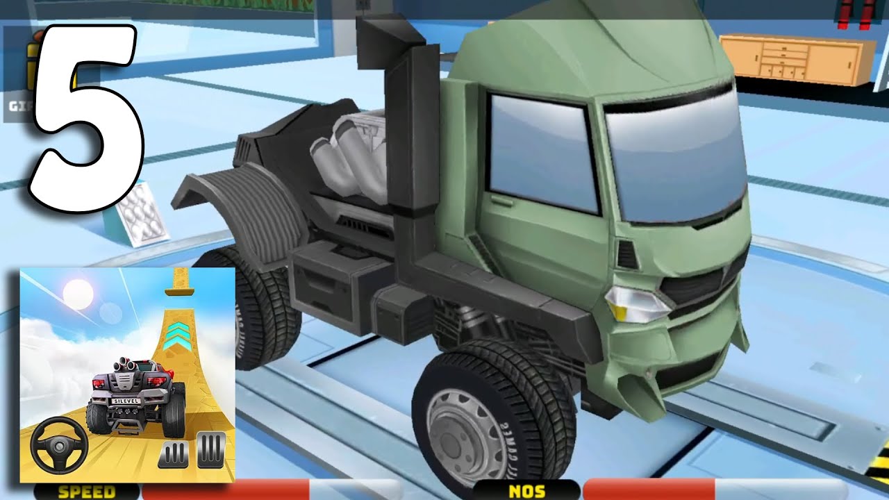 Mountain Climb Stunt - Gameplay Walkthrough Part 5 - I Bought A New Car (Android, iOS)