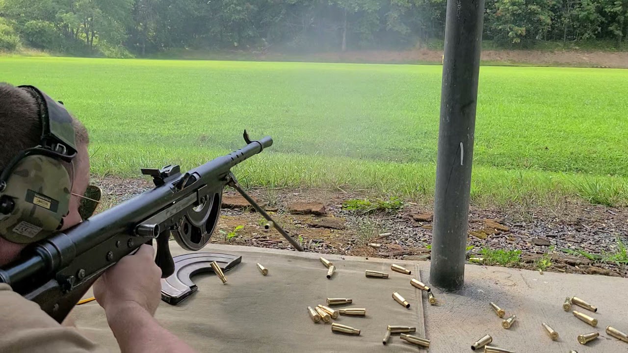 Chauchat 1915 shooting after final barrel work.