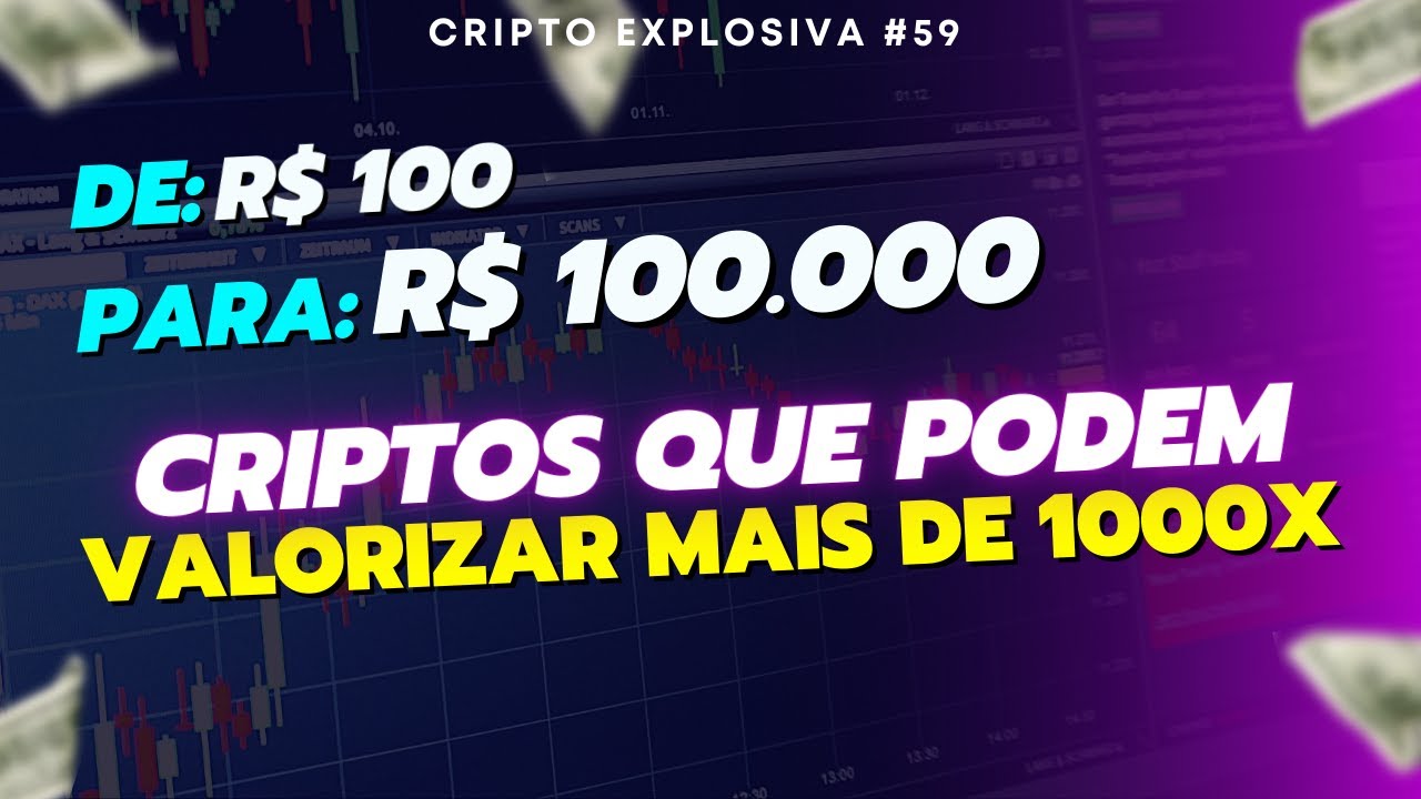 CRIPTOMOEDAS BARATAS PARA FAZER 1000X | CRIPTO EXPLOSIVA #059