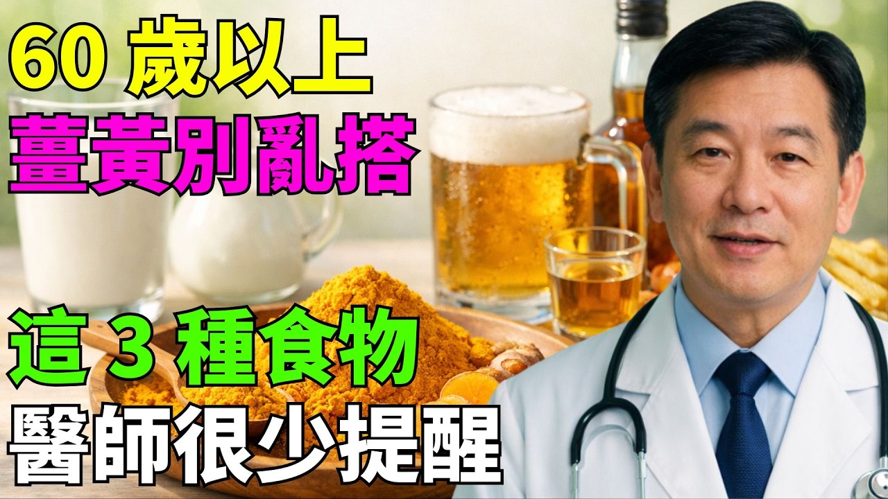 60 歲以上要注意：薑黃別和這 3 種食物一起吃，許多長輩忽略的風險