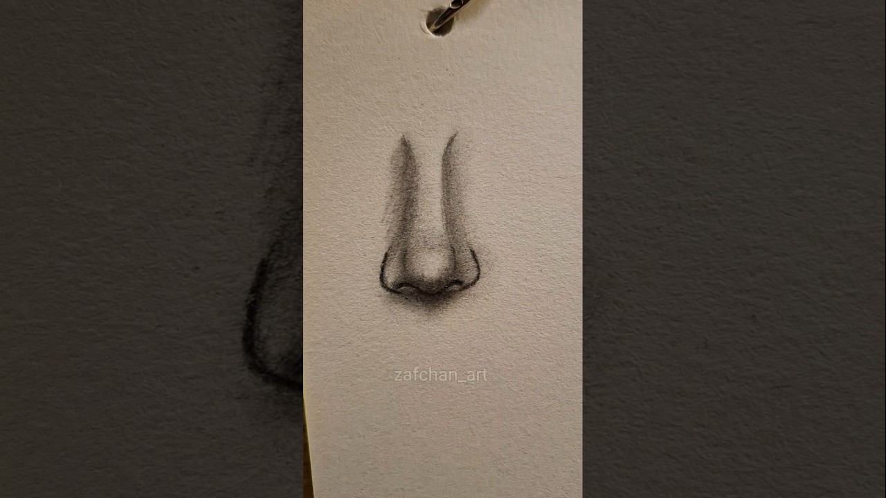 Nose tutorial ✨️ #drawing #nose #tutorial #sketch #shorts