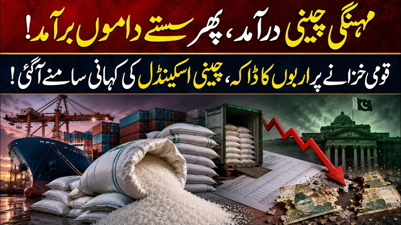 Pakistan Sugar Scandal Exposed! Costly Imports, Cheap Exports & Billions Lost | Who Benefited?