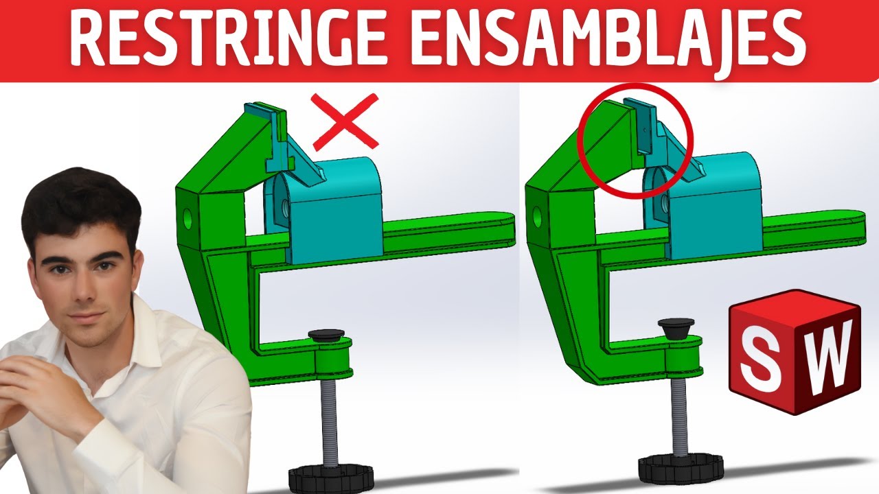 C&oacute;mo Restringir Movimientos en Ensamblajes en SOLIDWORKS🚀