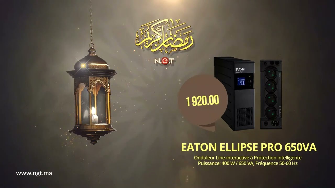 Eaton Line-Interactive Ellipse PRO 650VA au Maroc