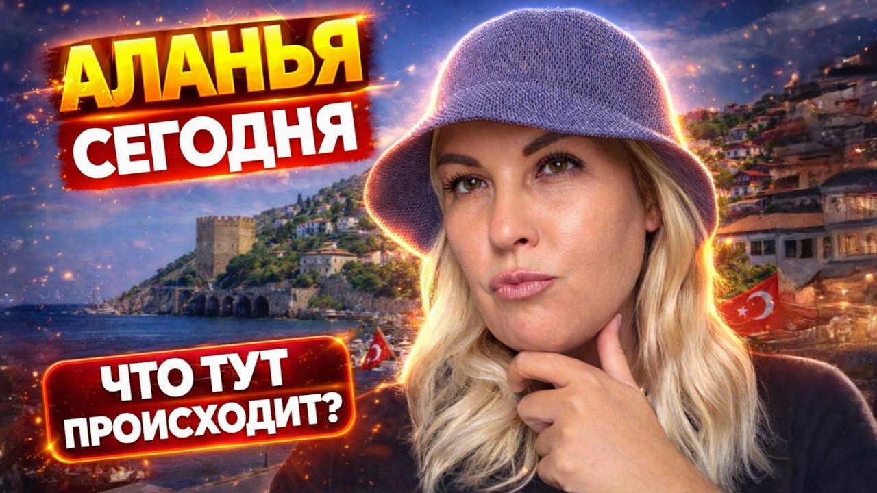 Аланья апрель 2026: ПРИЕХАЛА В ЦЕНТР &mdash; тишина, пустота и цены, от которых глаза на лоб!