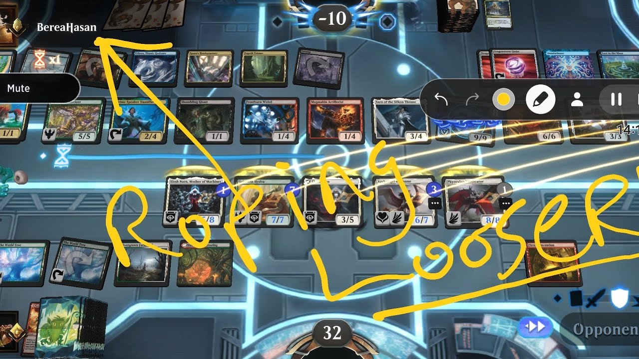Ep925: CorrieaWUBRG token deck vs BereaHasan the biggest roping Loser. Gold ranked Historic MTGA