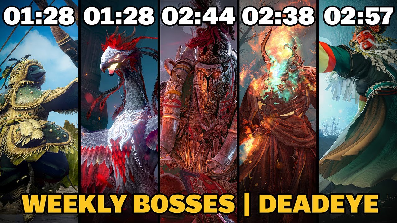 🔫 BDO | Deadeye - World Records! | Weekly Black Shrine Party Bosses (HARD)