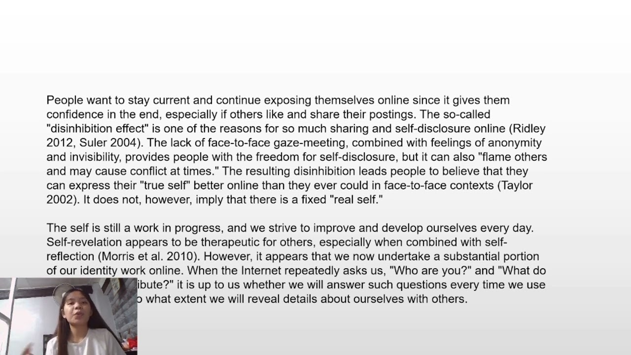 Selective Self-Presentation and impression Management