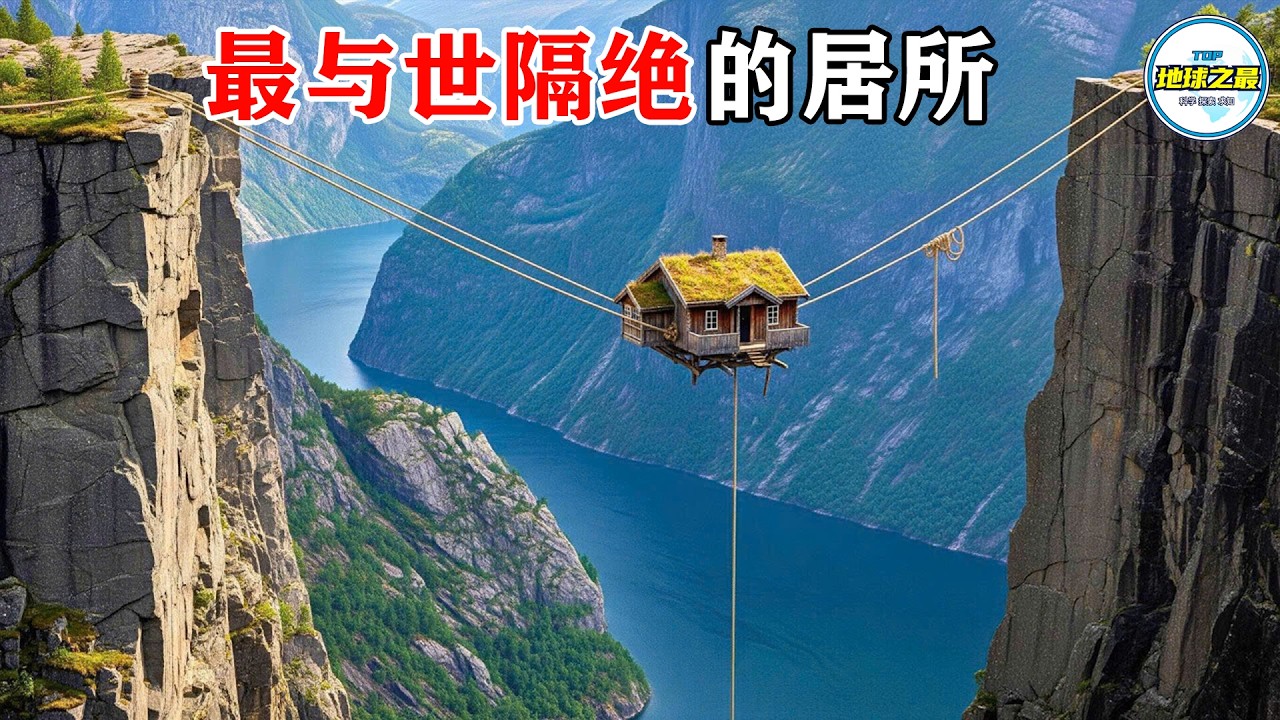 这些地方你敢住吗？悬于绝壁、立在山尖！15 个与世隔绝的居所，被遗忘在世界边缘！丨地球之最#冷知识 #排名 #世界之最#地球之最top#最惊人的#世界之最top#top10#top15