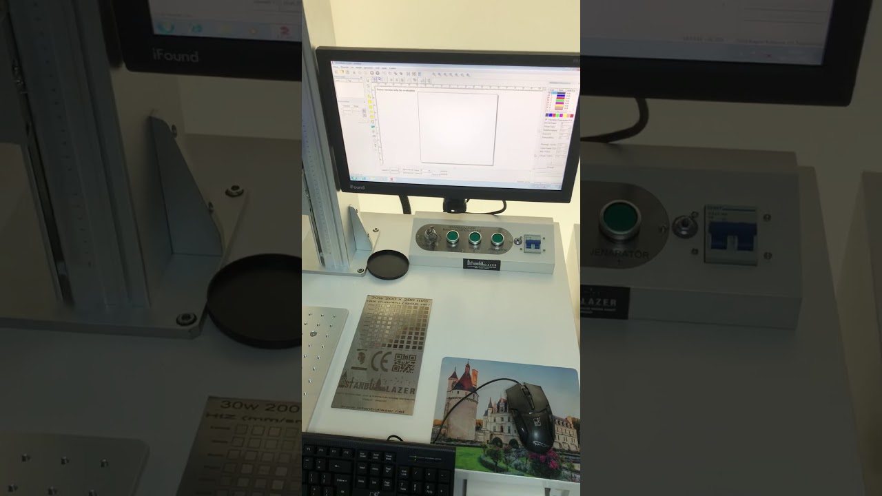 Yerli üretim fiber lazer markalama makineleri ( otomatic focus sistemi)