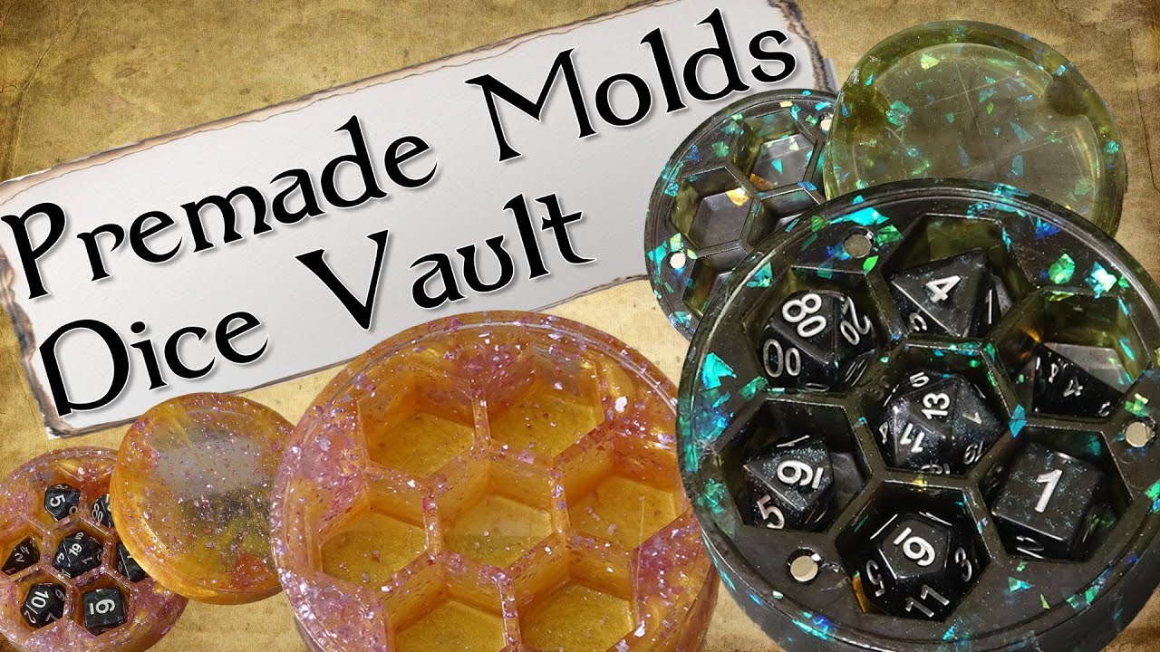 Premade Molds | Sophie & Toffee Dice Vault / Box Molds