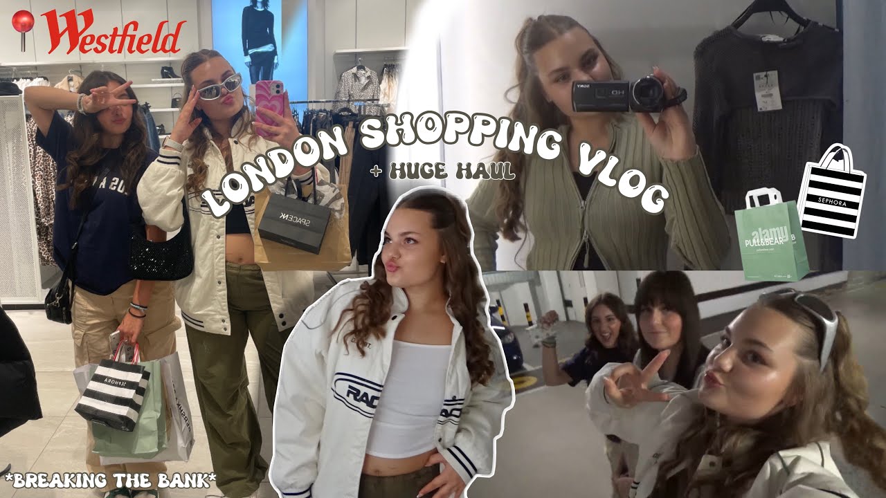 WESTFIELD VLOG + SHOPPING HAUL | Sephora, Pull&Bear, H&M & more!!