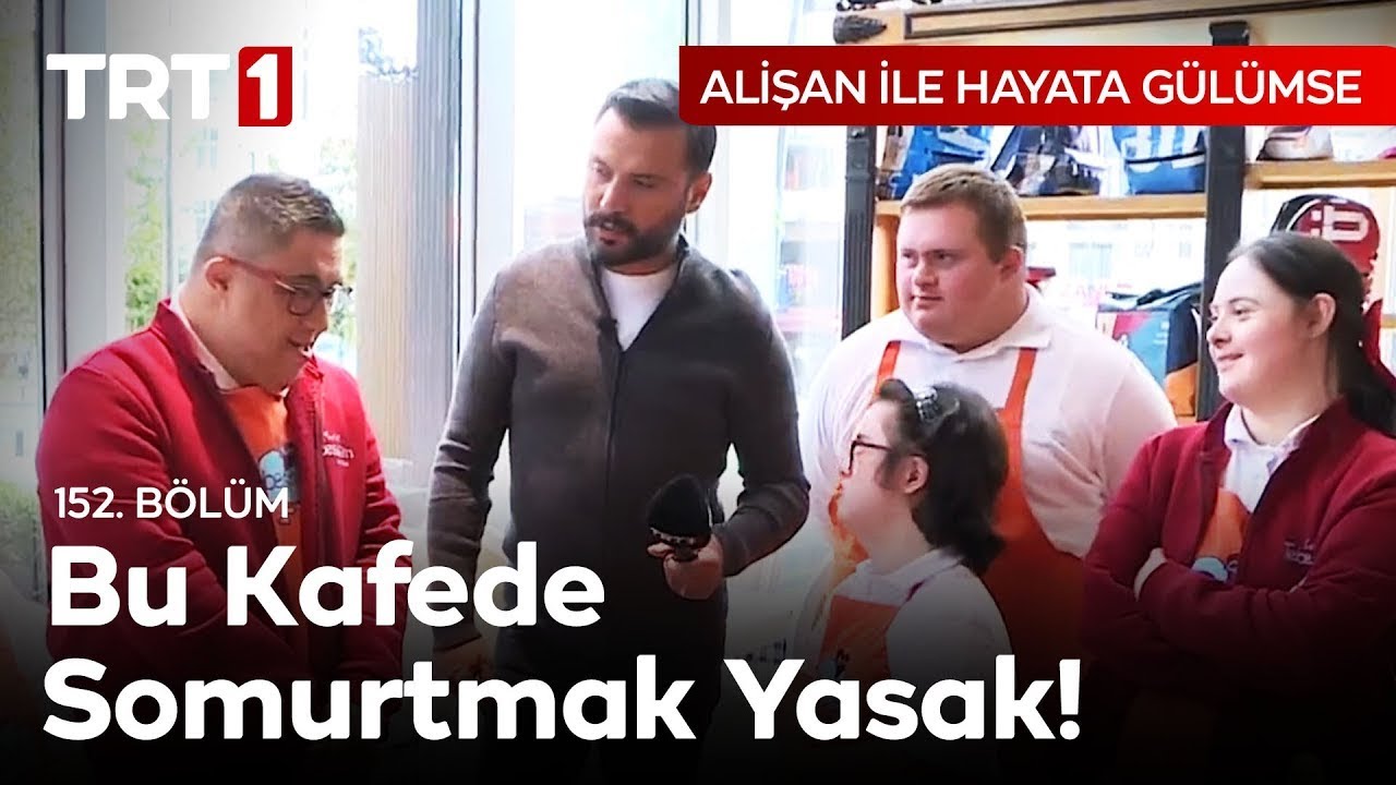 Down Sendromlu Kardeşlerimizin Çalıştığı Kafede Neşeli Anlar 😇 | Alişan ile Hayata Gülümse