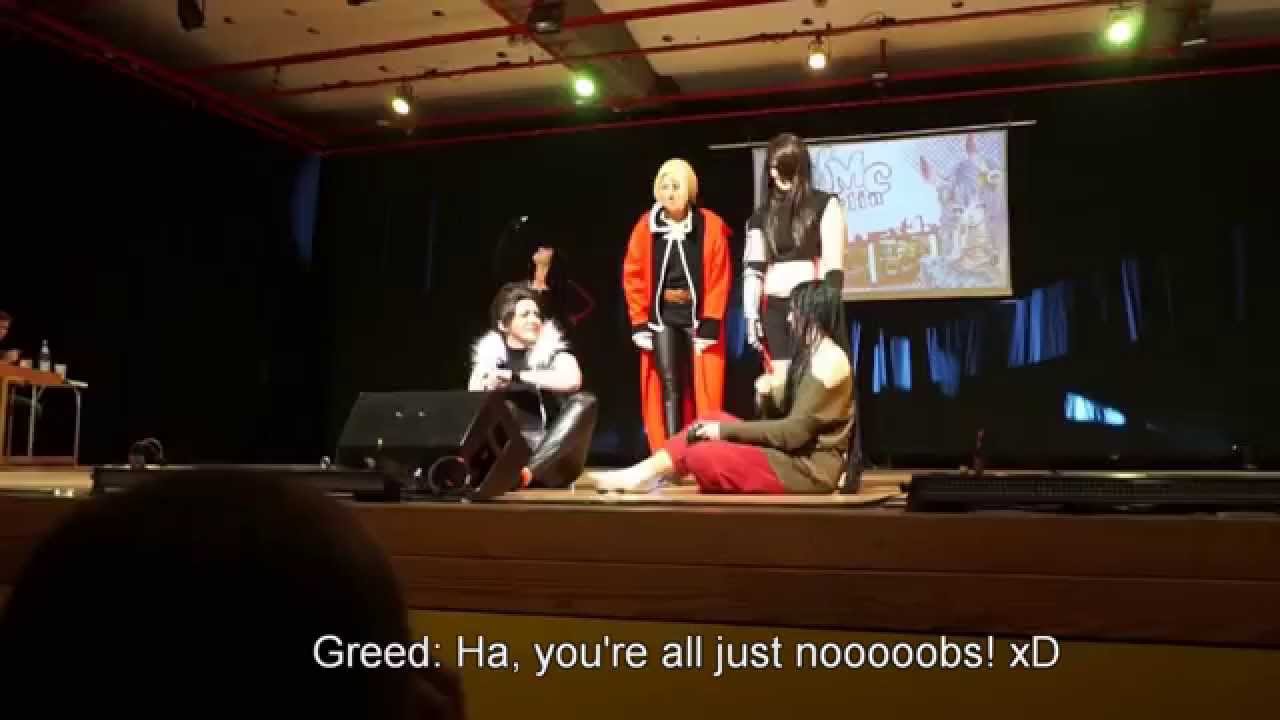 "Per Alchemie durch die Anime Genre" (Fullmetal Alchemist Skit at MMC Cosplaycontest 2015)