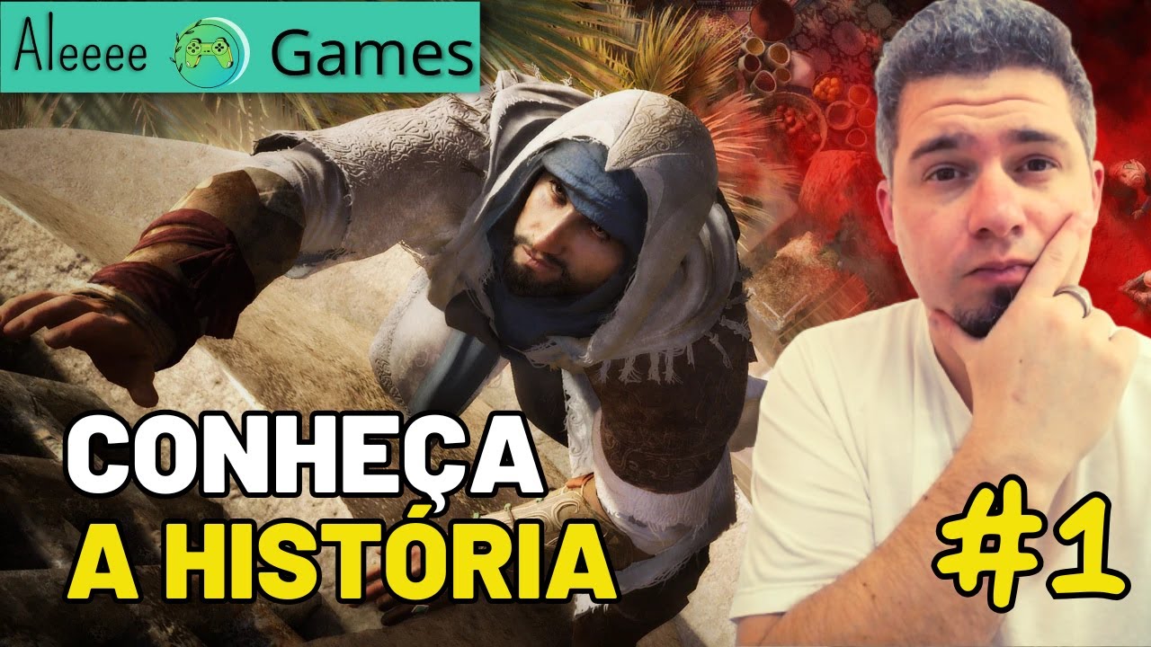 ASSASSIN'S CREED MIRAGE - O início com informações! Gameplay em Português PT-BR