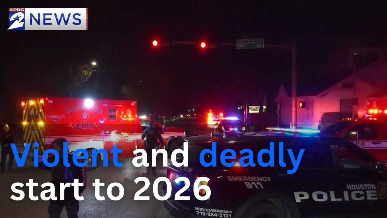 Violent and deadly start to 2026 in Houston: 2 dead, 7 hurt in shootings across metro