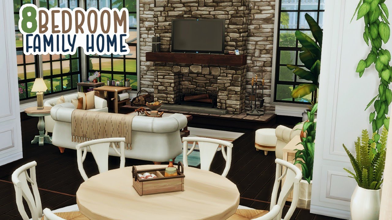 Large 8 Bedroom Family Home | Sims 4 - Speedbuild