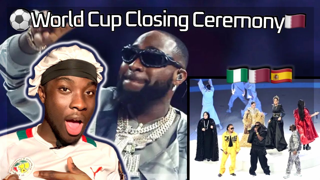 DAVIDO RETURNS FOR WORLD CUP CLOSING CEREMONY ft. Nora Fatehi REACTION (Messi & Mbappe are legends🔥)