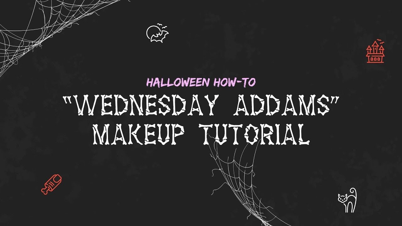 Halloween How-To: Wednesday Addams Makeup Tutorial