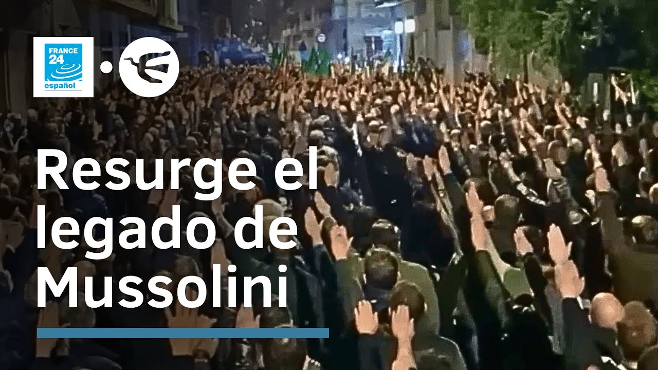 Auge del Neofascismo en Italia bajo el Gobierno de Meloni • Vía FRANCE 24 Español