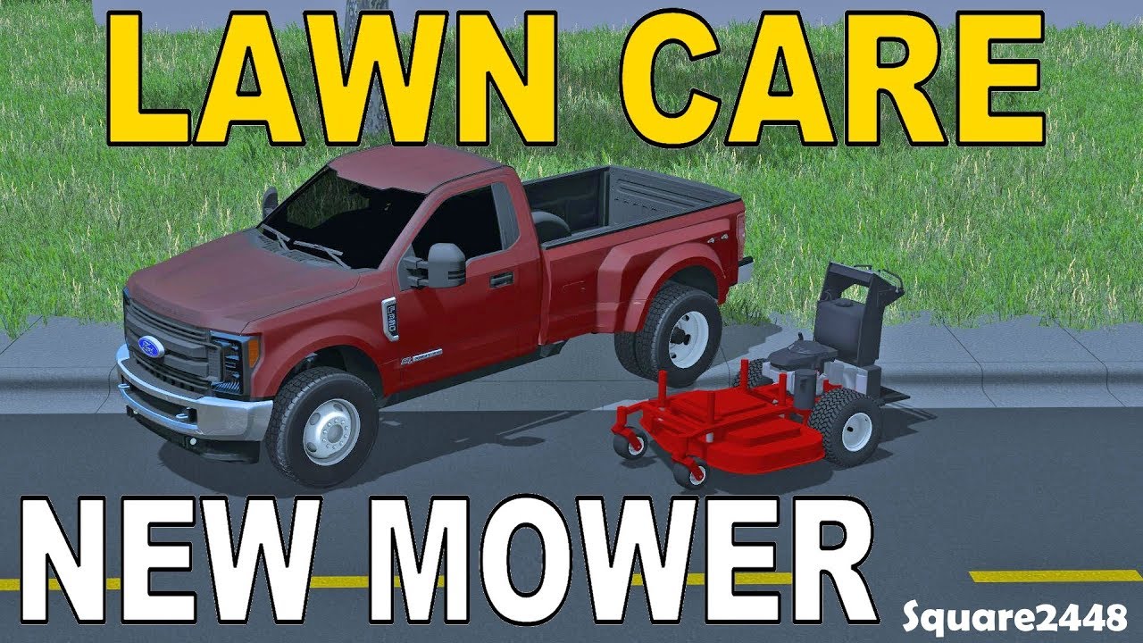 Farming Simulator 17 | New Ferris Stand On & F350 Dually | Lawn Care | 2018 F150