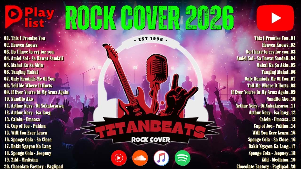 (Top 1 Viral) Rock Cover Songs Non-stop Playlist 2026🎧 Best OPM Rock Hits 2026😍 Filipino Rock Covers