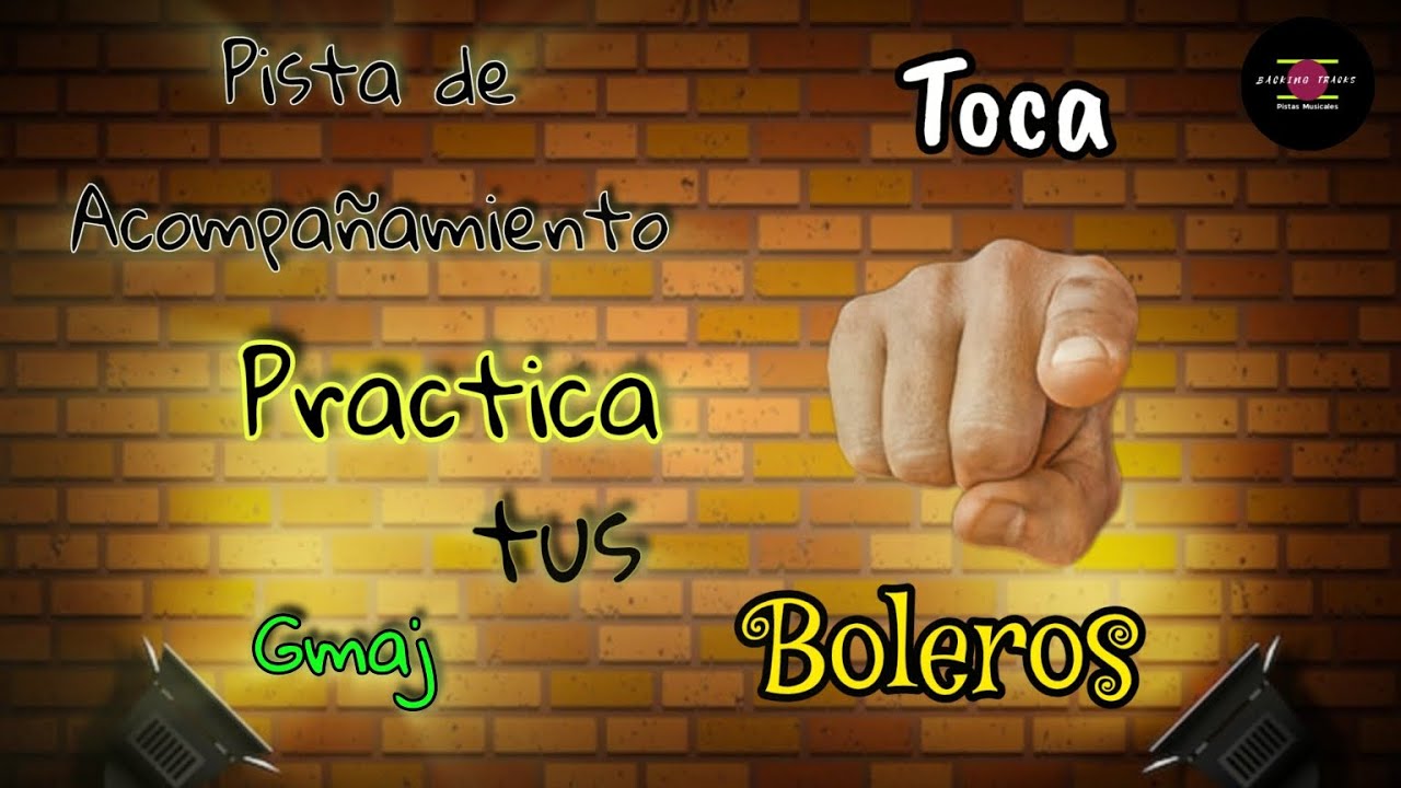 Backing Track Para Piano Bolero | Sol mayor | Pista de Bajo y Percusión.