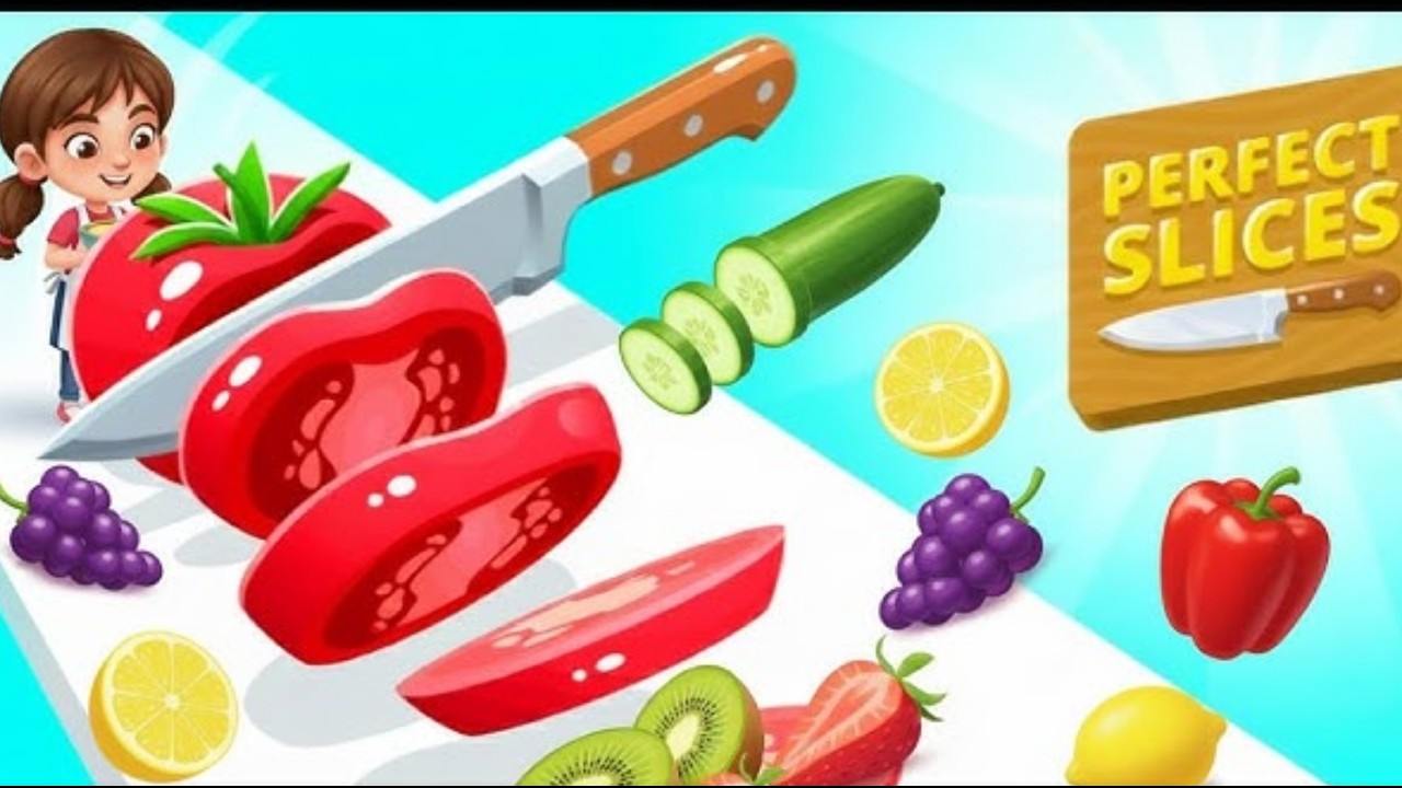 Perfect slices gameplay mobile🥭🌶️🍆 || part_12