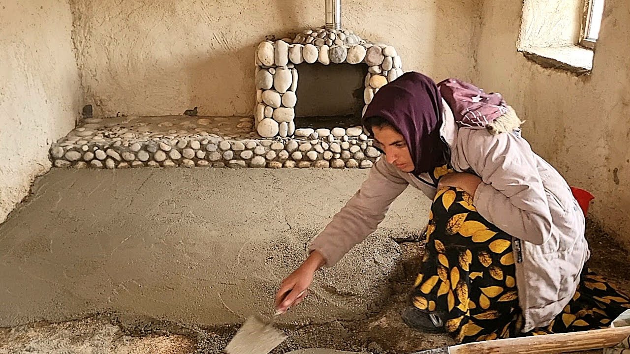 Insulating the floor of the house: Mother Zari's new project in winter