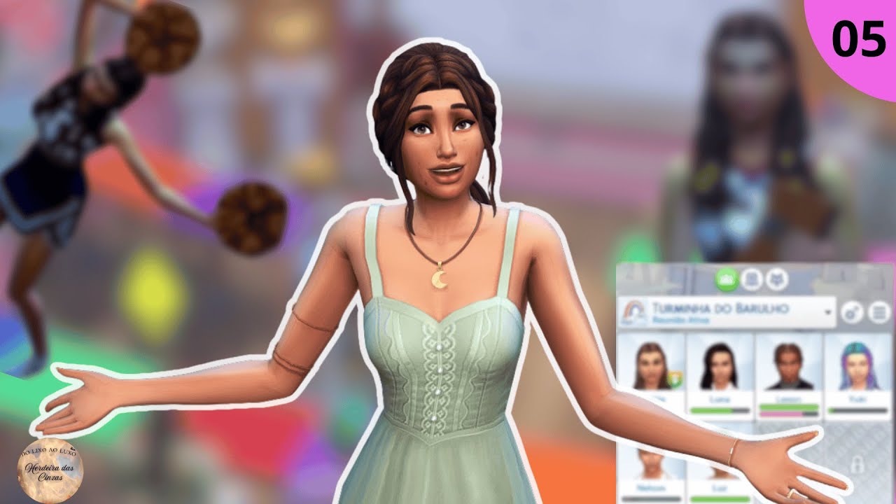 📚👩‍🏫 VOLTA ÀS AULAS + ENCONTRO COM TURMINHA DO BARULHO 😎🌞 | HERDEIRA DAS CINZAS | THE SIMS 4 - EP 05
