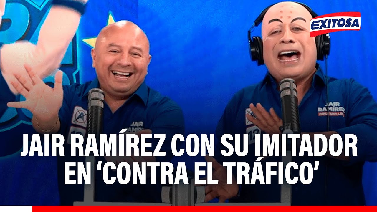🔴🔵 JAIR RAMÍREZ CON SU IMITADOR EN ‘CONTRA EL TRÁFICO’