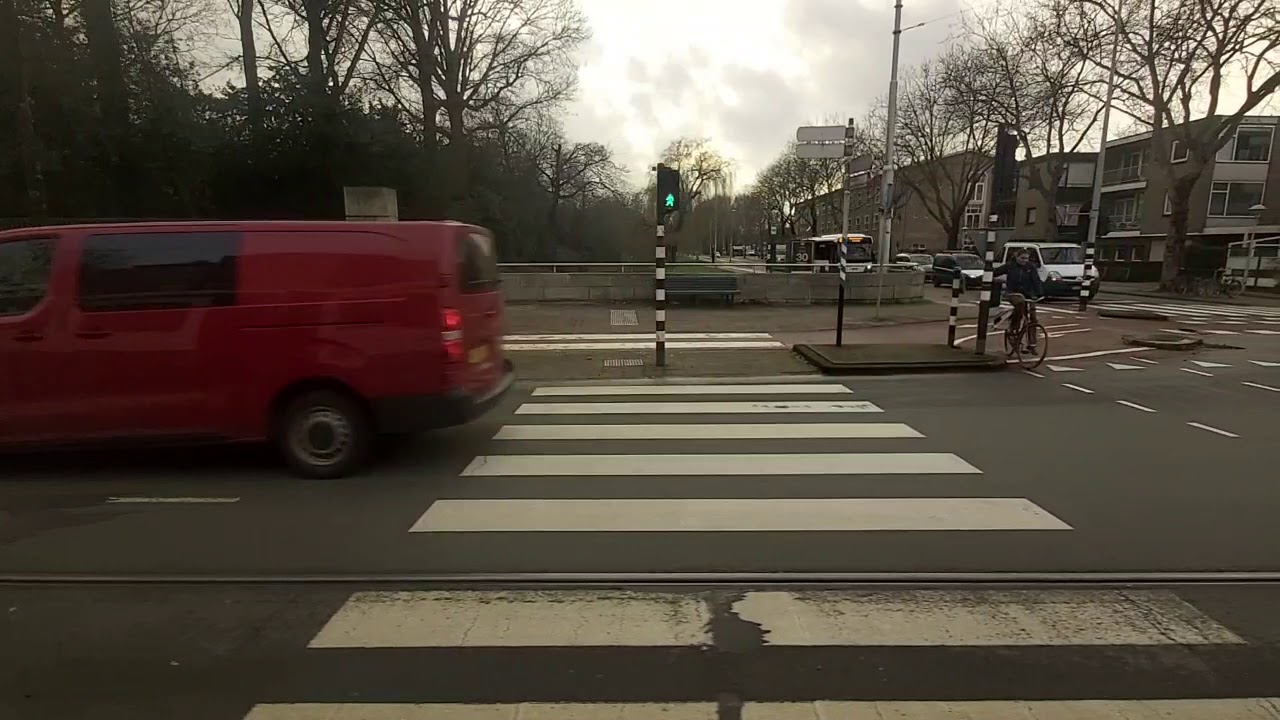 🚋Tramrit in de GVB Amsterdam tramlijn 19 Diemen Sniep-Station Sloterdijk, Als Trapwagen 11G!!