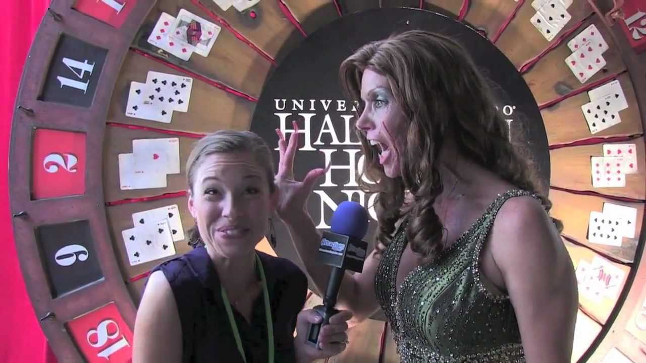 Lady Luck interview and more from Halloween Horror Nights opening night