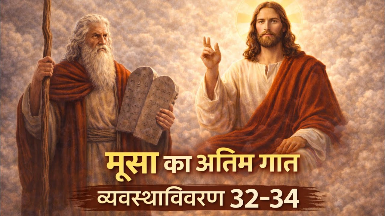 परमेश्वर की महानता और मूसा का अंतिम आशीर्वाद | व्यवस्थाविवरण 32–34 | bible study | bible vachanhindi