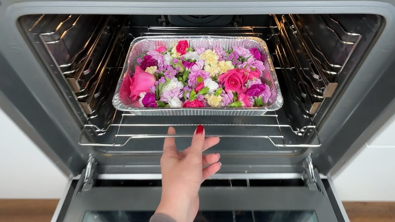 Why Florists Put Flowers in the Oven! 🤫 Game-Changing Hack