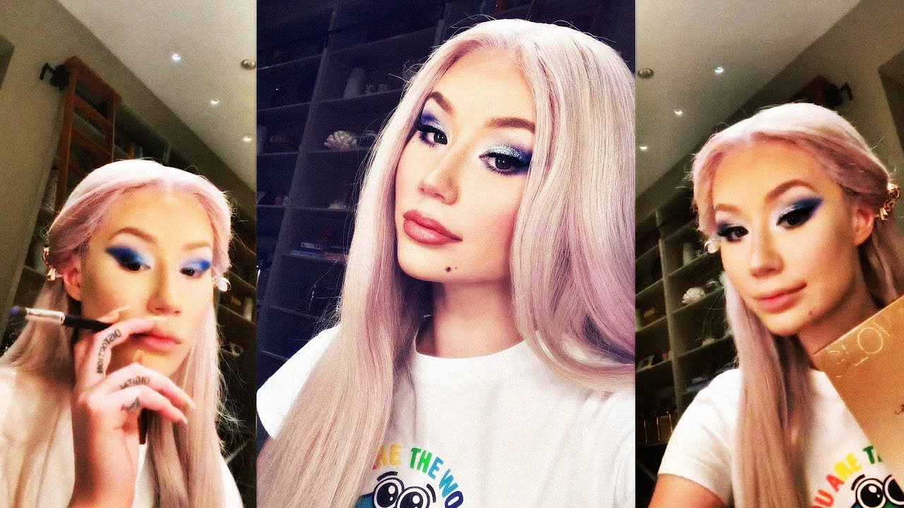 Iggy Azalea  Live Stream On Instagram/Makeup with James Charles palette♥