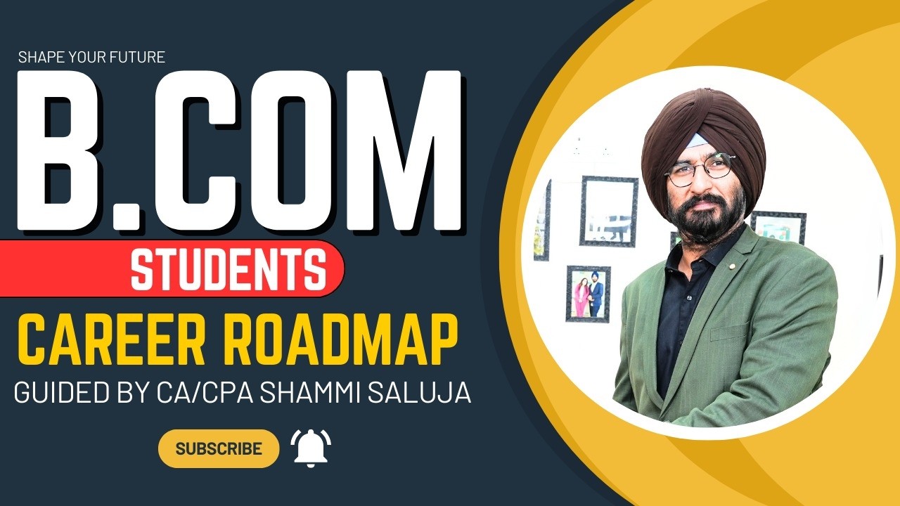 Career Roadmap for BCom Students #bcom #globalaccounting