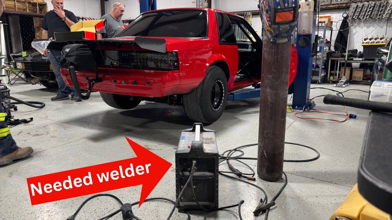 Needed Welder!! Turbo John was working on a car close and needed a welder