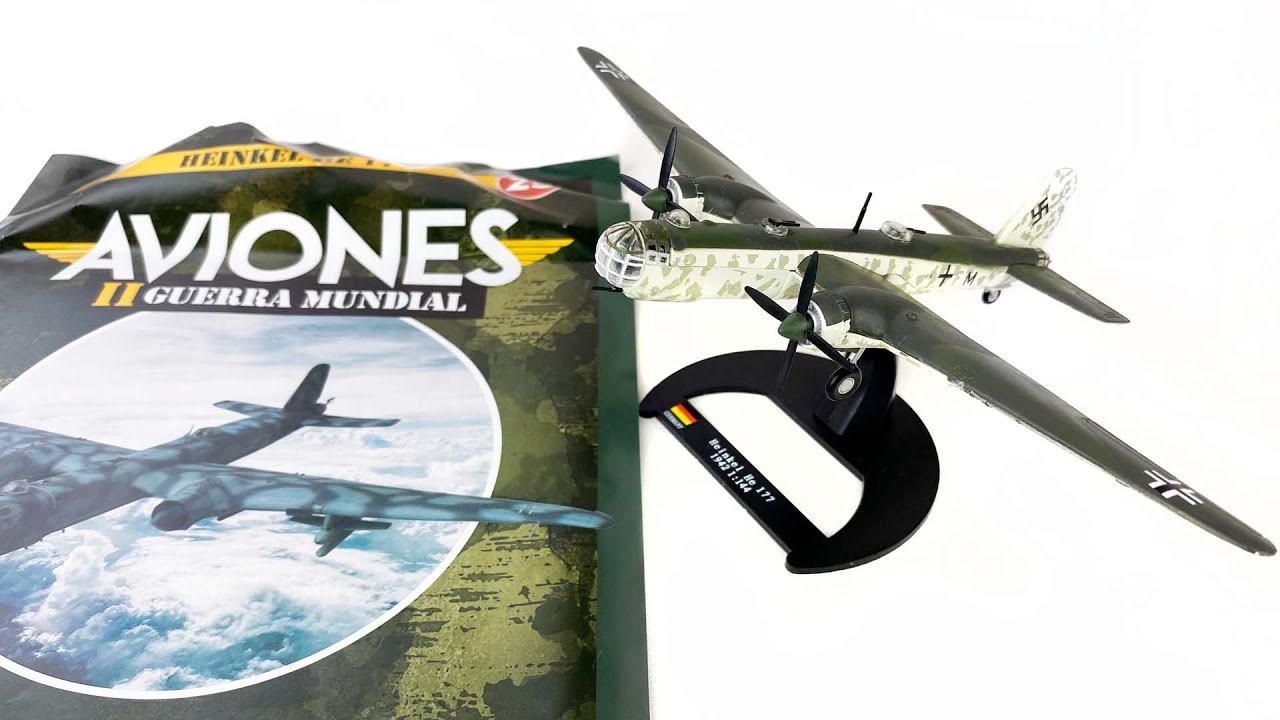 HeinkelHe 177 - 25  Aviones de combate WW2 SALVAT MÉXICO.