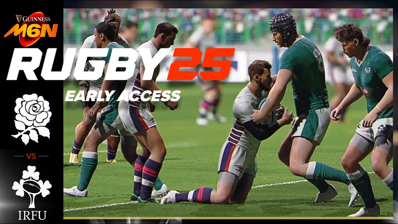 RUGBY 25 | ☘️Ireland vs England🏴󠁧󠁢󠁥󠁮󠁧󠁿 | 2025 Guinness Six Nations Rugby