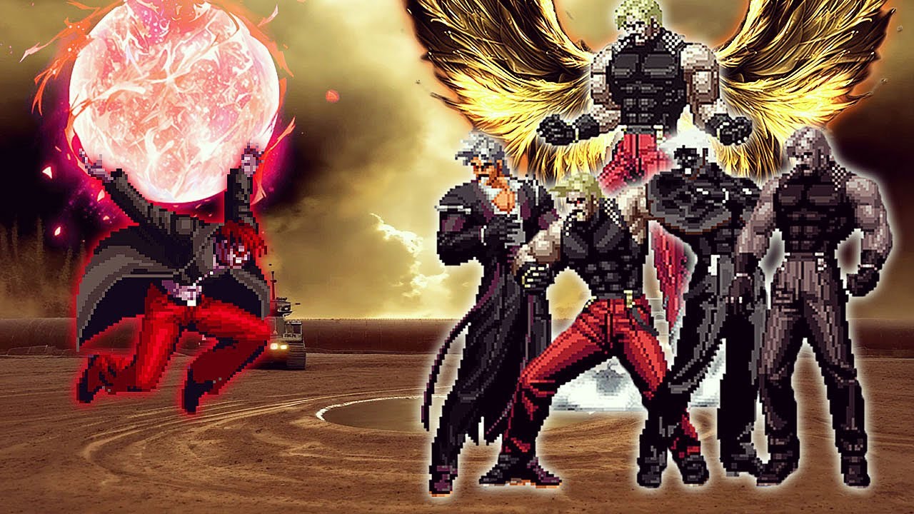 [KOF Mugen] Another Orochi Iori CT LV 5 Vs Rugal Bernstein Team