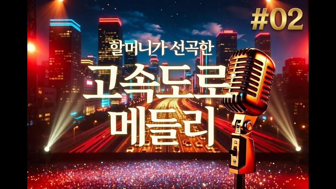 할머니가 선곡한 고속도로 트로트 메들리 #02 | 운전할 때 듣기 좋은 신나는 뽕짝 연속듣기 #고속도로트로트메들리 #트로트메들리 #신나는트로트 #휴게소음악 #휴게소메들리