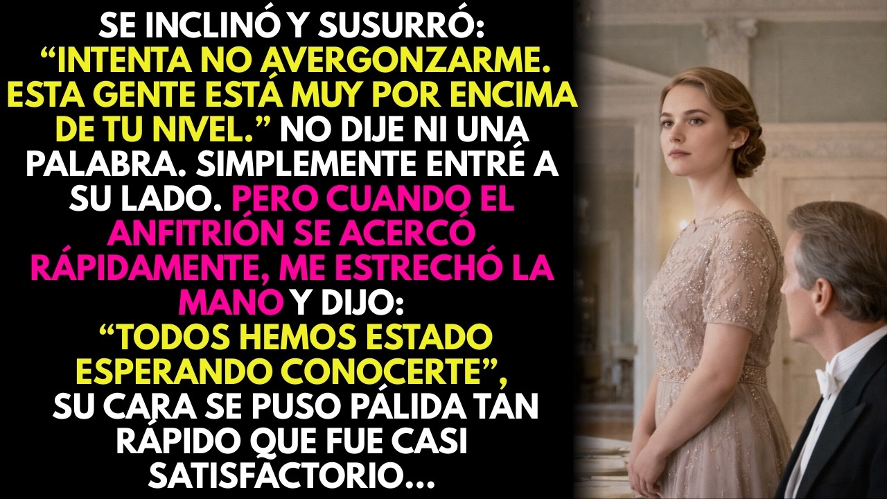 Me dijeron que me callara en la cena de la mansión… hasta que todos se levantaron para defenderme