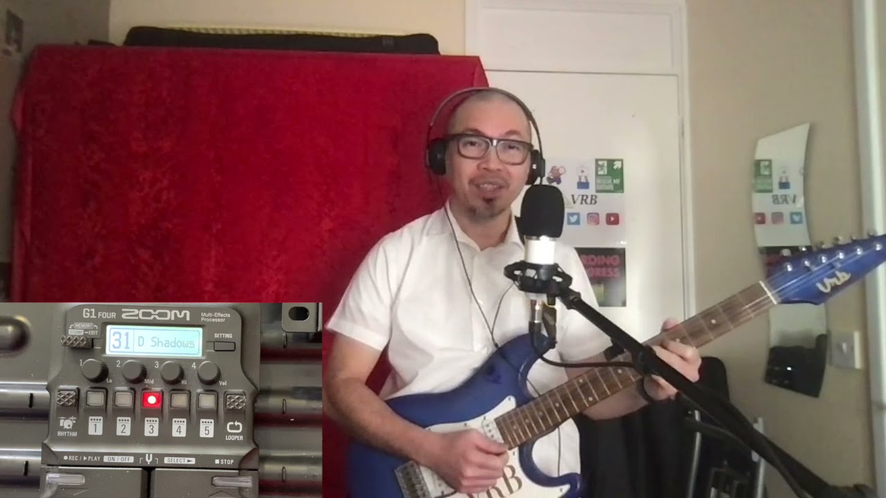 Zoom G1Four Hank Marvin Patch Wonderful Land by The Shadows