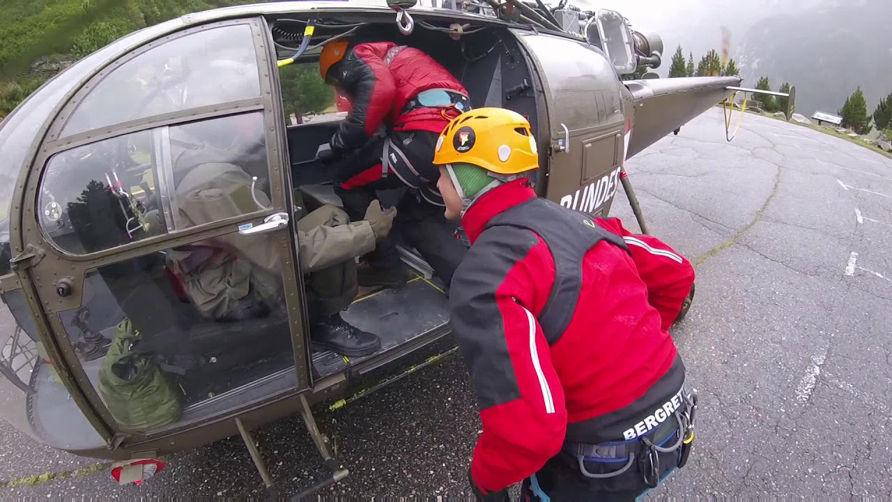 Bergrettung Kärnten mit Alouette 3
