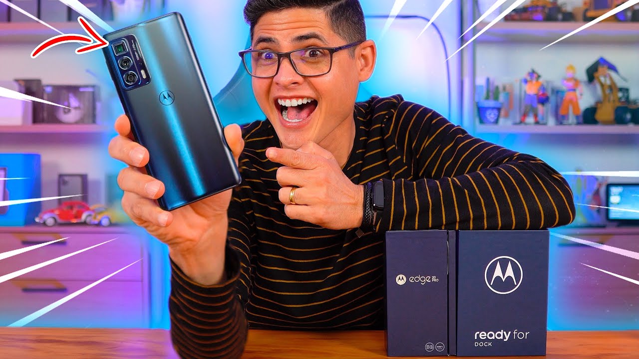 CHEGOU! Motorola MOTO EDGE 20 PRO - E esse SMARTPHONE é INCRÍVEL! Unboxing e Impressões