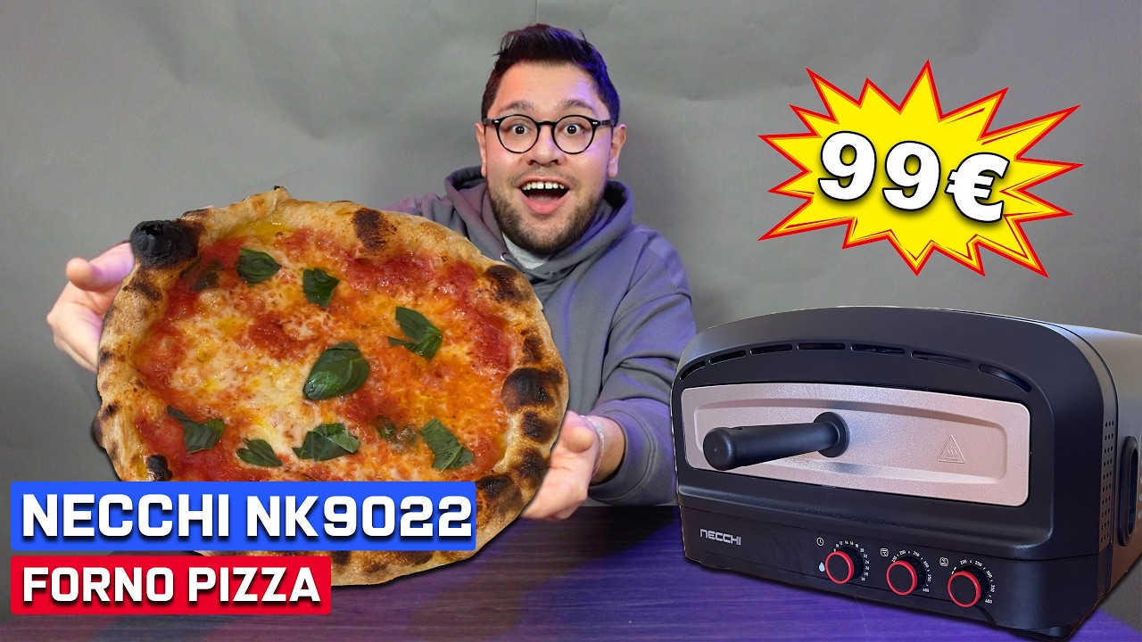 Questo FORNO costa poco e cuoce la PIZZA a 400° - NECCHI NK9022