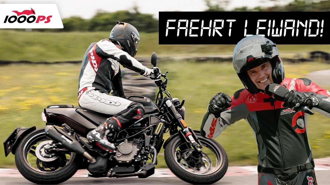 Fährt leiwand! Husqvarna Svartpilen 125 Bestzeit auf der 1000PS Teststrecke